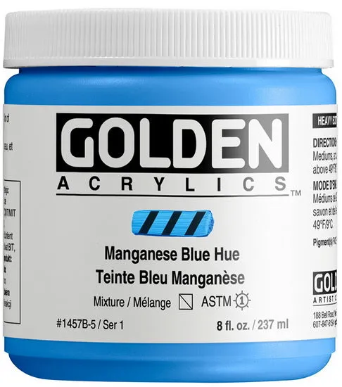 Acrylic high flow - 8 oz manganese blue hue s1