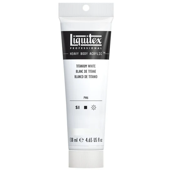 Acrylic hb - 4.65oz - titanium white - s1