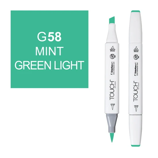 Touch Brush Marker Mint Green Lght