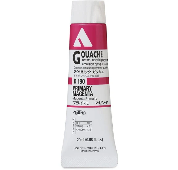 Acryla Gouache Primary Magenta Series A - 20ml