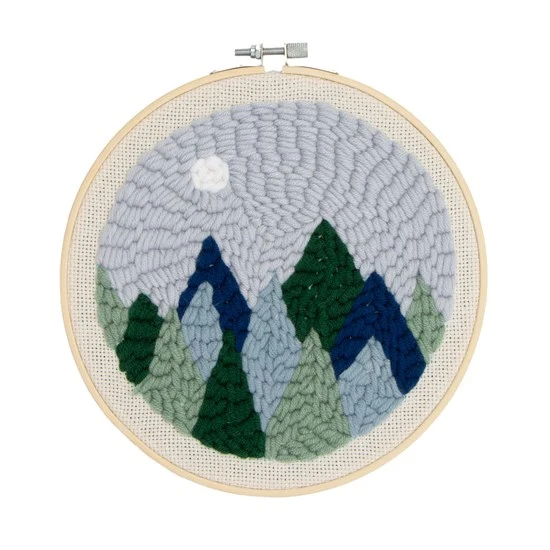 Punch Needle Set Mountains