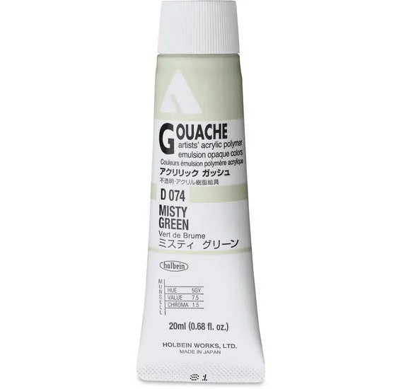 Acryla Gouache Misty Green Series A - 20ml