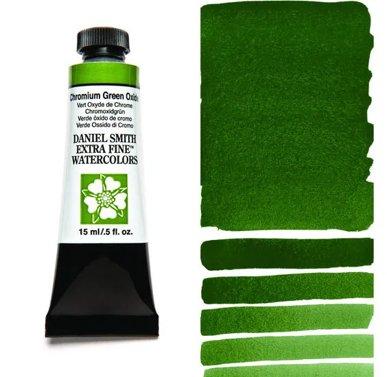 Watercolor Tube Chromium Green Oxide S1 - 15ml