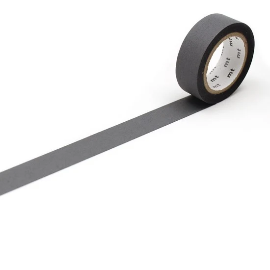 Washi Tape Matte Grey - 15mmx7m