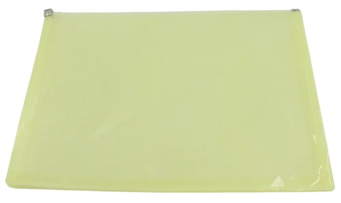Env. à glissière format lettre jaune