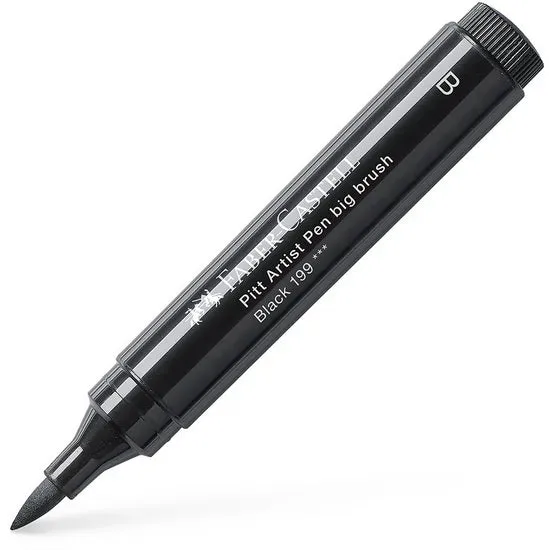 Pitt brush tip marker large black