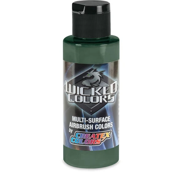 Wicked Airbrush Detail Colors Moss Green - 59ml