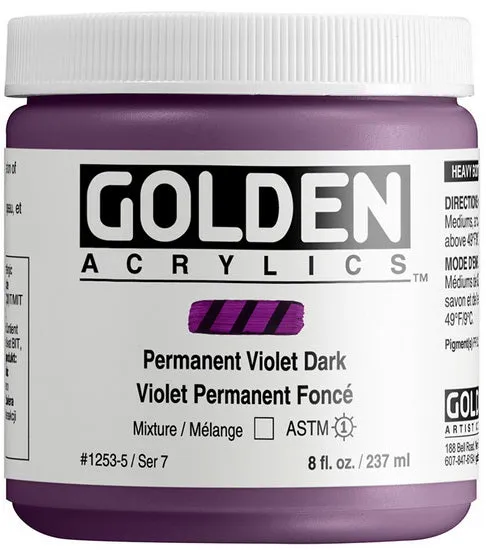 Acrylic high flow - 8 oz permanent violet dark s7