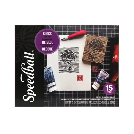 Block printing deluxe set
