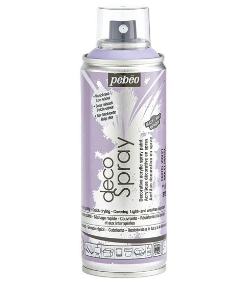 Acrylic spray - décospray - 200ml - matte pastel purple