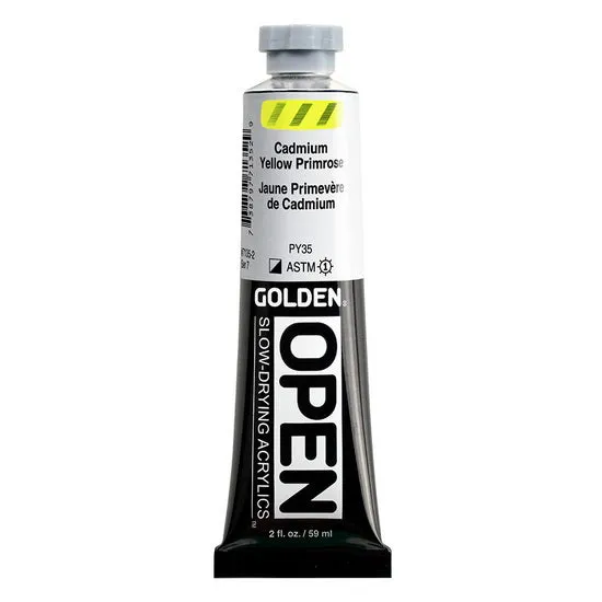 Acrylic open - 2 oz cadmium yellow primrose s7