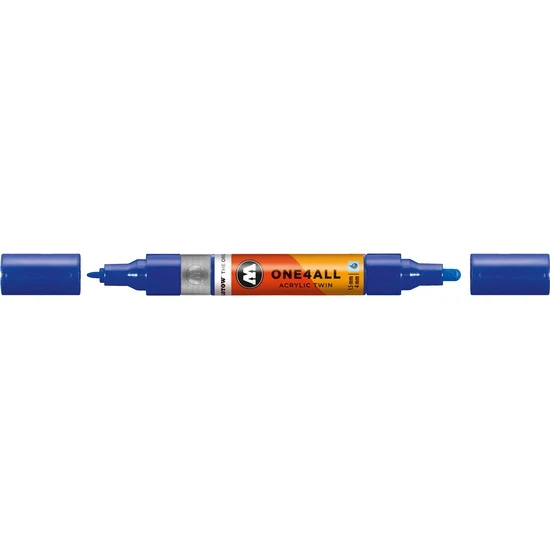 Acrylic marker One4All Twin - 1.5 to 4mm ultramarine