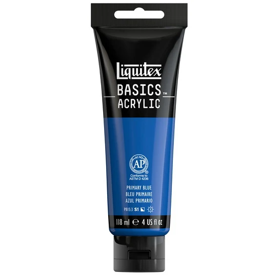 Basics acrylic - 4oz - primary blue