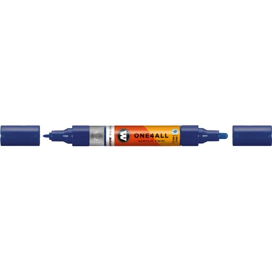 Acrylic marker One4All Twin - 1.5 to 4mm night blue