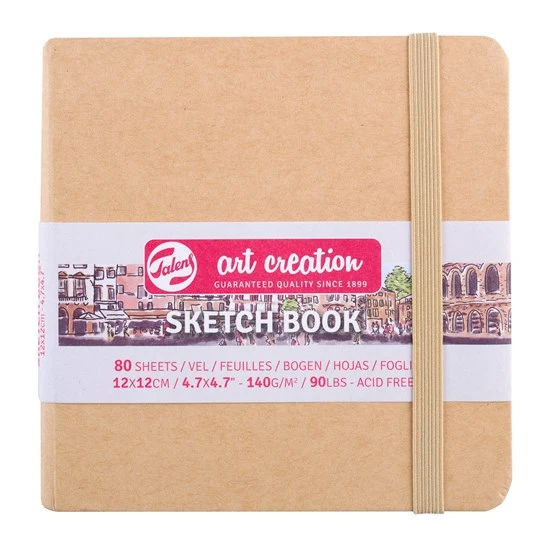 Art Creation Kraft Sketchbook - 12X12cm