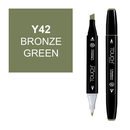 Touch Twin Marker Bronze Green