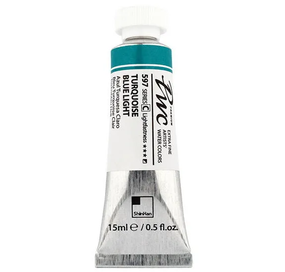 Extra Fine Watercolor Pale Turquoise Blue - 15ml