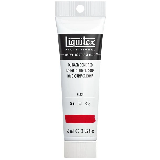 Acrylic hb - 2oz - quinacridone red - s3