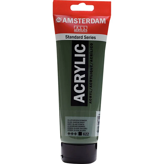 Amsterdam Acrylic Dark Olive Green - 250ml