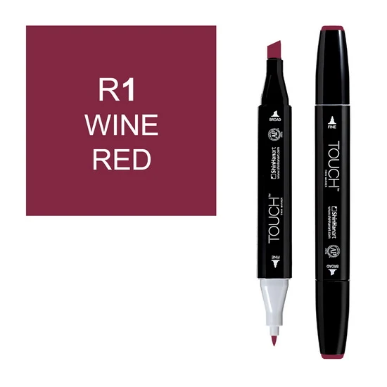 Touch Twin Marker Wine Red