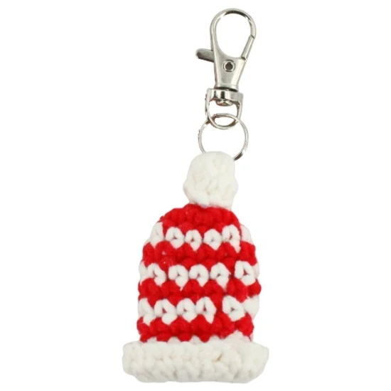 Porte-clés tuque tricot