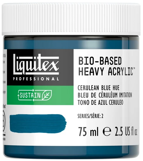 Bio hb acrylic - 2.5oz - cerulean blue hue - s2