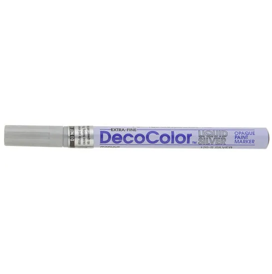 Paint marker - decolor - extra fine - silver