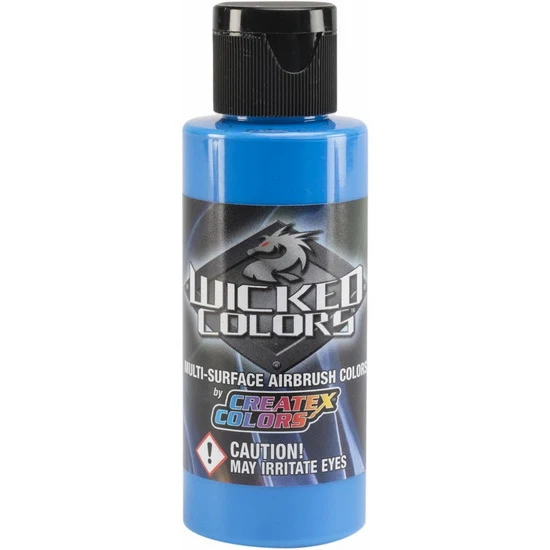 Wicked Airbrush Colors Blue Fluorescent - 59ml