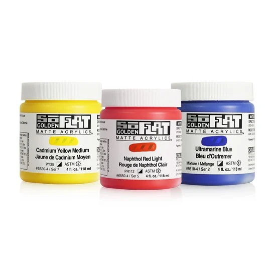 Acrylic soflat - 2 oz naphthol red light s5