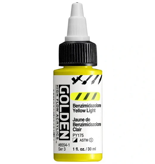 Acrylic high flow - 1 oz benzimidazolone yellow light s3