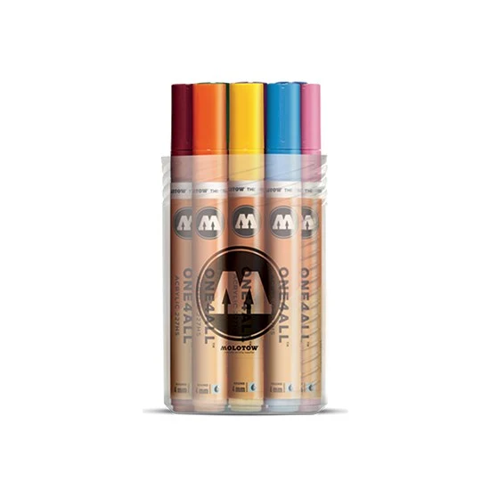 Set of 12 One4all Markers No. 1 - 4mm
